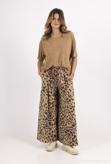 Mayorista BY COCO - pantalones jogger de leopardo