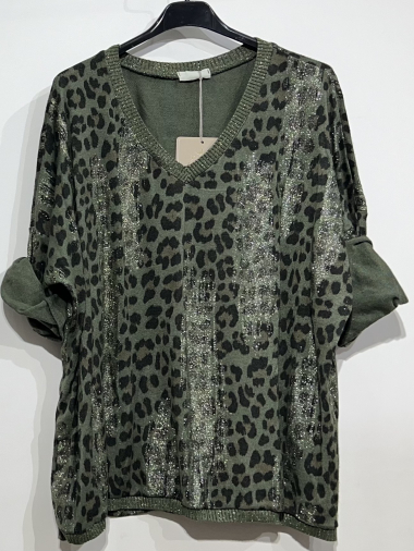 Mayorista BY COCO - Jersey leopardo brillos