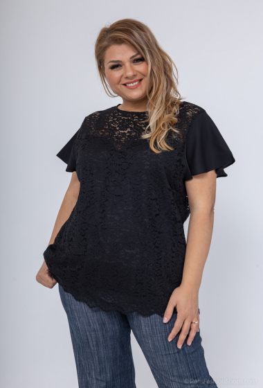 Grossiste Amy&Clo - Blouse en dentelle