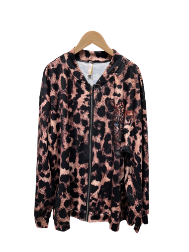 Mayorista Amy&Clo - Chaqueta con estampado de leopardo