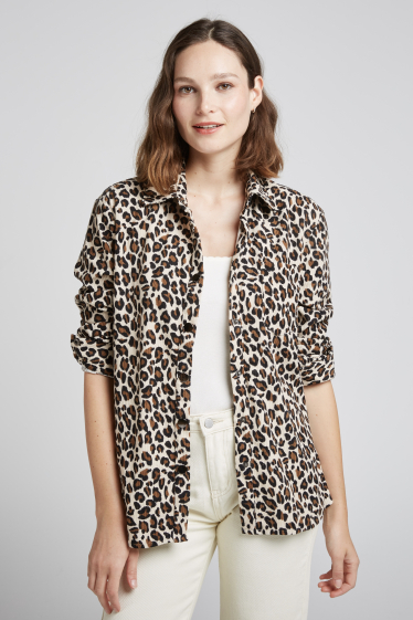 Wholesaler Andy & Lucy - Leopard corduroy shirt