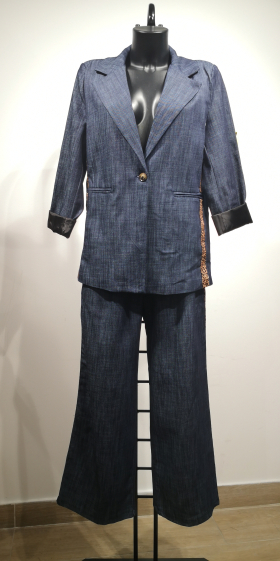 Wholesaler ANNE LOU'S - Denim blazer