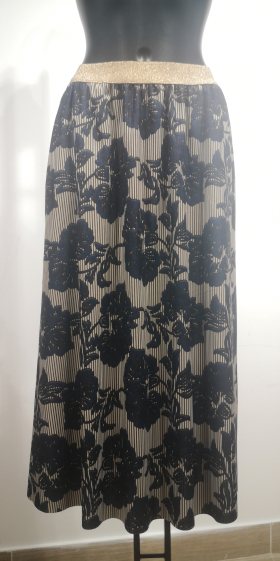 Wholesaler ANNE LOU'S - Vintage velvet skirt 84cm