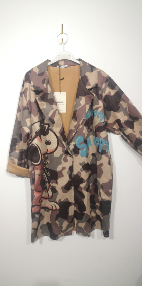 Wholesaler ANNE LOU'S - MULTI COLOR COAT