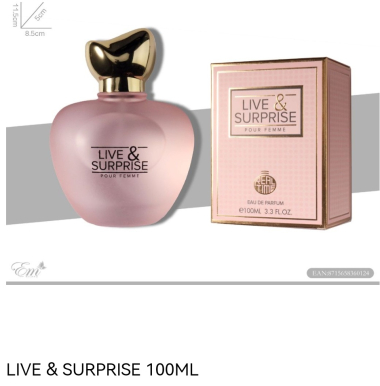 Mayorista ANNE LOU'S - Perfume para mujer LIVE & SURPRISE