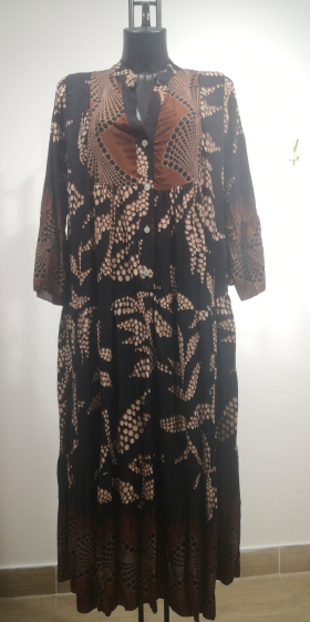 Wholesaler ANNE LOU'S - Printed dress 135 cm