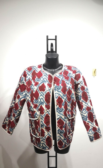 Wholesaler ANNE LOU'S - open padded jacket