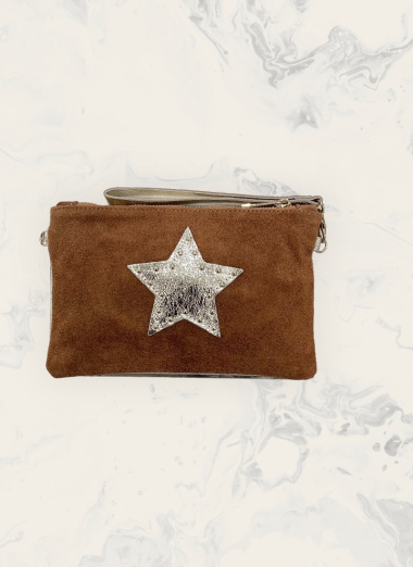 Großhändler Astra - STAR-Clutch aus Wildleder