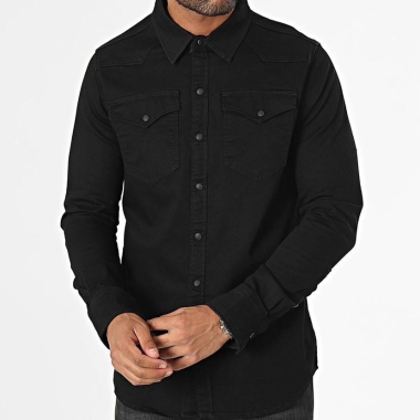 Grossiste BARON PRESTIGE 1983 - Chemise homme à manches longues style décontracté