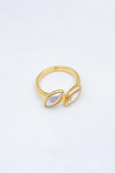 Mayorista Beli & Jolie - Anillo de acero inoxidable ajustable