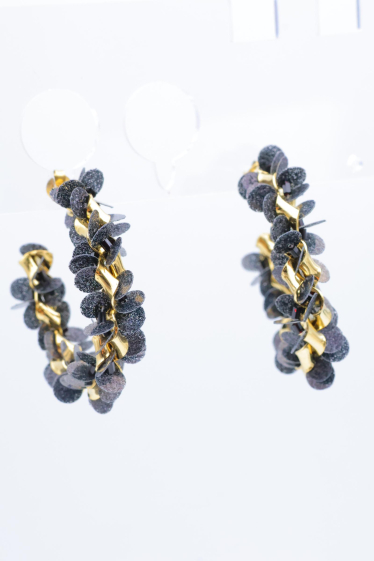 Grossiste Beli & Jolie - Boucles d'oreilles en acier inoxydable