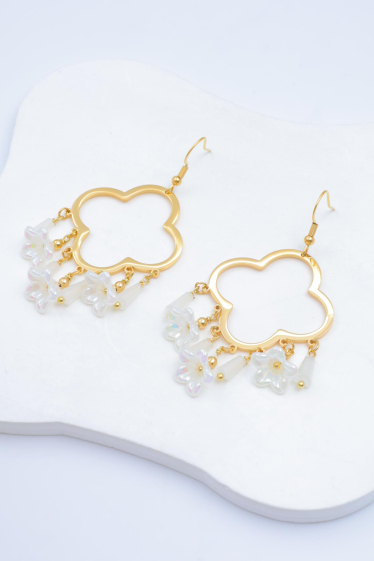 Grossiste Beli & Jolie - Boucles d'oreilles en acier inoxydable