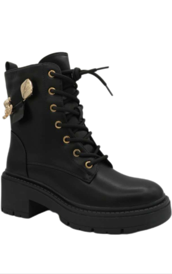 Wholesaler Bello Star - FAUX LEATHER ANKLE BOOTS WITH DECORATION