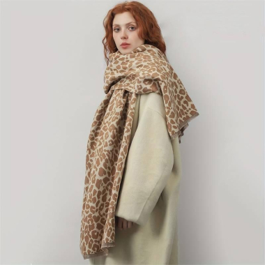 Wholesaler Best Angel-Fashion Kingdom - Leopard double-sided scarf