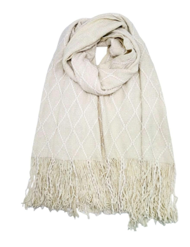 Wholesaler Best Angel-Fashion Kingdom - Thick scarf with fringe and gilding