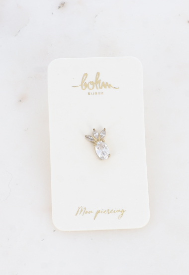 Wholesaler Bohm - Piercing - crystal pineapple