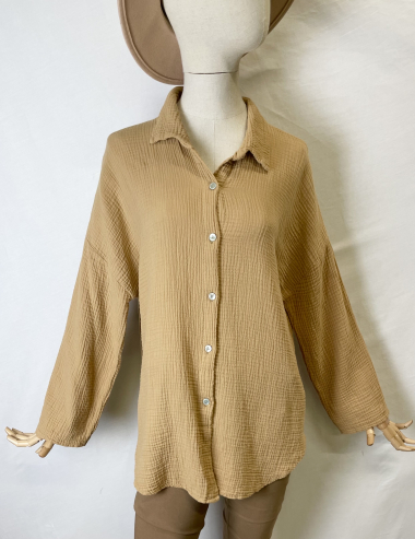 Wholesaler Catherine Style - Loose cotton gauze blouse