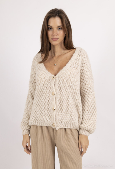 Wholesaler Catherine Style - Soft knit buttoned vest