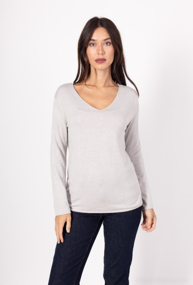 Großhändler Catherine Style - Weicher feiner Pullover