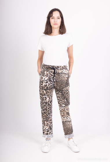 Mayorista C'Belle - pantalones con estampado geográfico