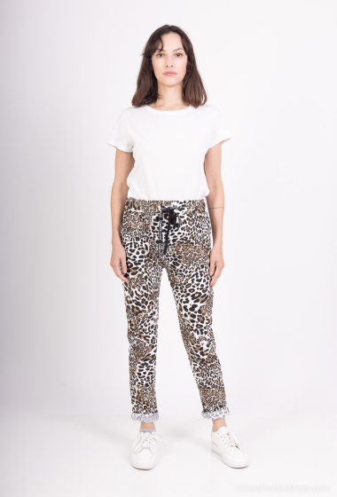 Mayorista C'Belle - pantalones con estampado de leopardo