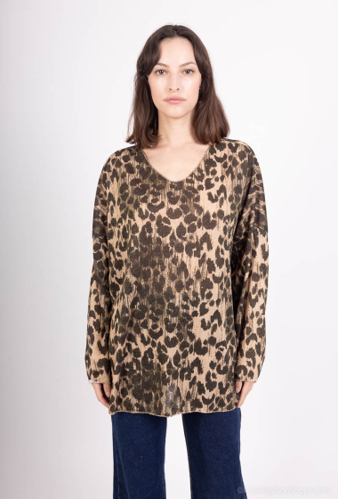 Mayorista C'Belle - Jersey estampado leopardo