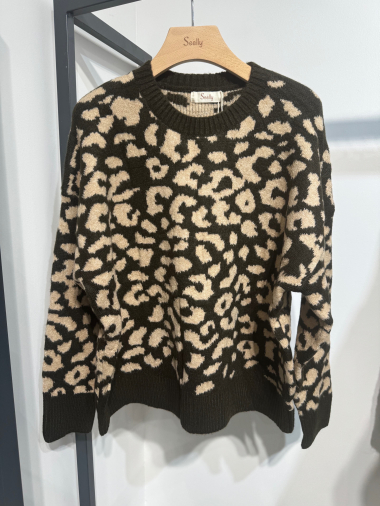 Großhändler Seelly - LEOPARDEN-PULLOVER