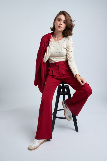 Wholesaler Cerise Blue - WIDE TROUSERS