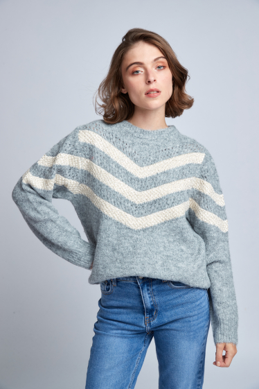 Wholesaler Cerise Blue - GLITTER SWEATER