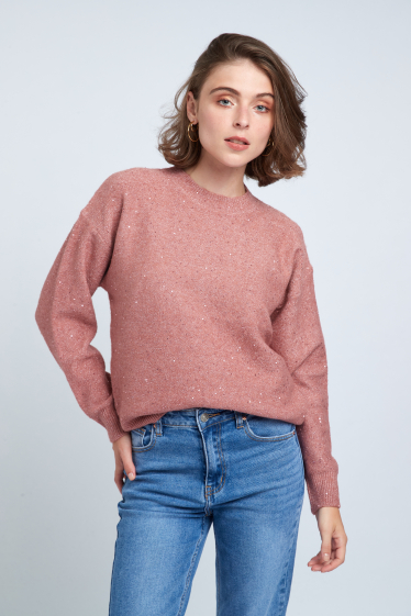 Wholesaler Cerise Blue - GLITTER SWEATER