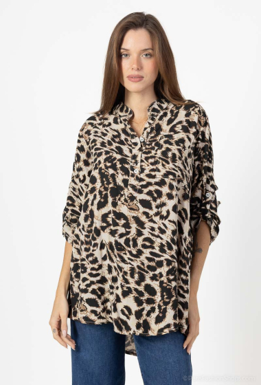 Grossiste Chana Mod - chmise imprime leopard