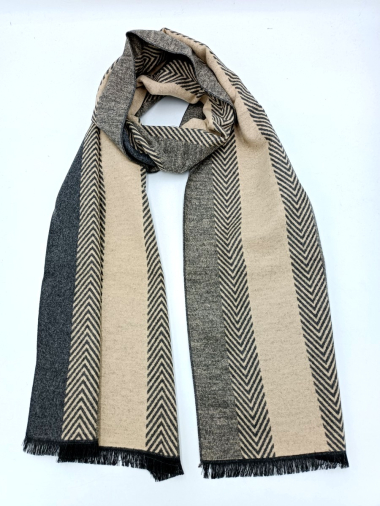 Wholesaler Charmant - Double striped scarf