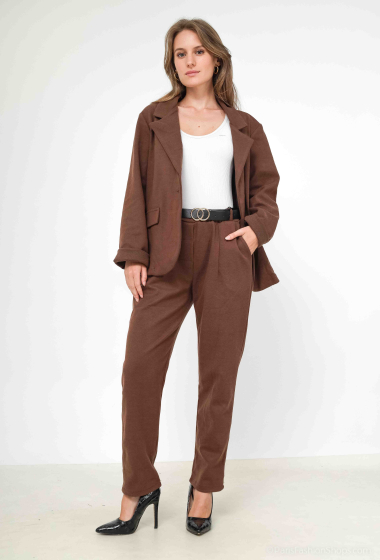 Grossiste Charmante - Pantalon stretch en viscose (made in italy)