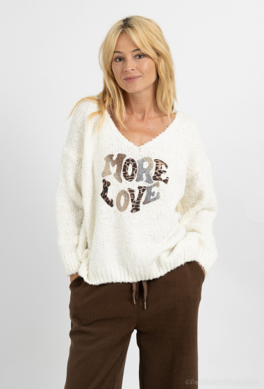 Grossiste Charmante - Pull en laine (Made in Italy)