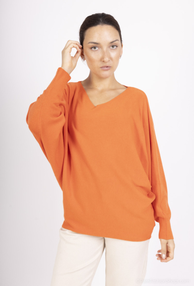 Grossiste Charmante - Pull manche souris en viscose (made in italy)