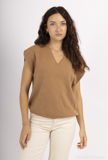 Grossiste Charmante - Pull sans couture en viscose (Made in Italy)