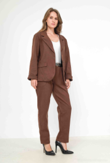 Grossiste Charmante - Veste  stretch en viscose (made in italy)