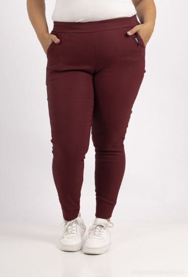 Grossiste Cherry Berry - Pantalons femme taille élastique