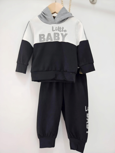 Wholesaler Chicaprie - Mixed Baby Hooded Sweatshirt And Jogger Set