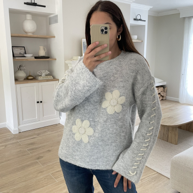 Grossiste Ciao Milano - Pull fleurs