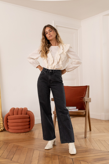 Wholesaler ORAIJE PARIS - Faustinette wide jeans