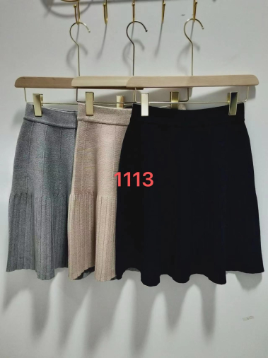 Wholesaler CM MODE - Monochrome black skirt