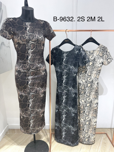 Grossiste Copperose - Robe longue à imprimé animalier