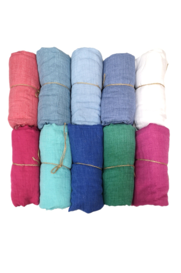 Grossiste Da Fashion - cheche cotton coloris vive