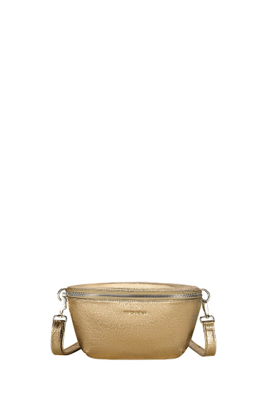 Wholesaler David Jones - CM7171 David Jones Metallic Synthetic Belt Crossbody Bag