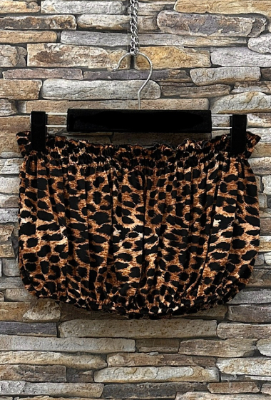 Wholesaler Elle Style - ANIKA leopard print headband in viscose