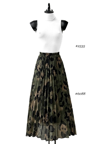 Mayorista Elle Style - LORRIS skirt, very fluid, pleated with viscose lining.