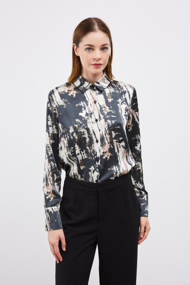 Wholesaler ELLI WHITE - Abstract print shirt