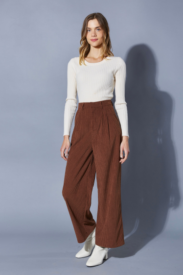 Wholesaler ELLI WHITE - Corduroy pants