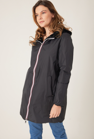 Mayorista ESCANDELLE Paris - MELROSE - Parka de longitud media reversible, forrada e impermeable